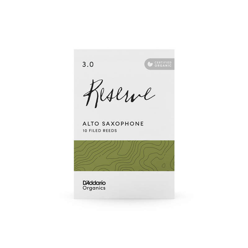 Трости для альт саксофона D`Addario Organic Reserve №3 (10 шт)