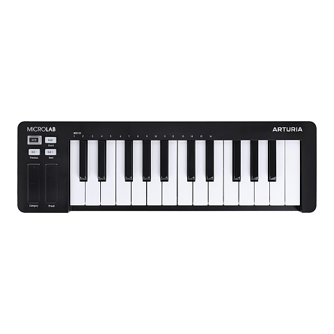 MIDI-клавиатура Arturia MicroLab 3 Black, 25 клавиш