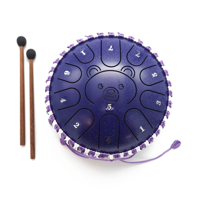 Глюкофон Fjord Baby Polar Bear 18 см, сумеречно-синий, 11 нот