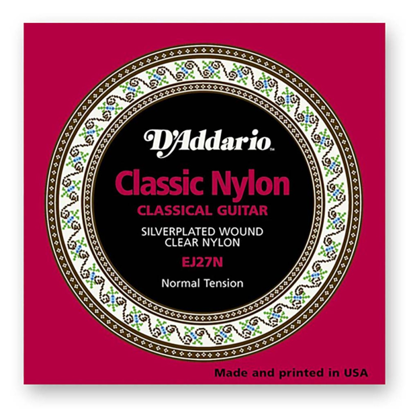 Струны для классической гитары D'Addario Student Nylon EJ27N Normal 1/2 (6 шт)