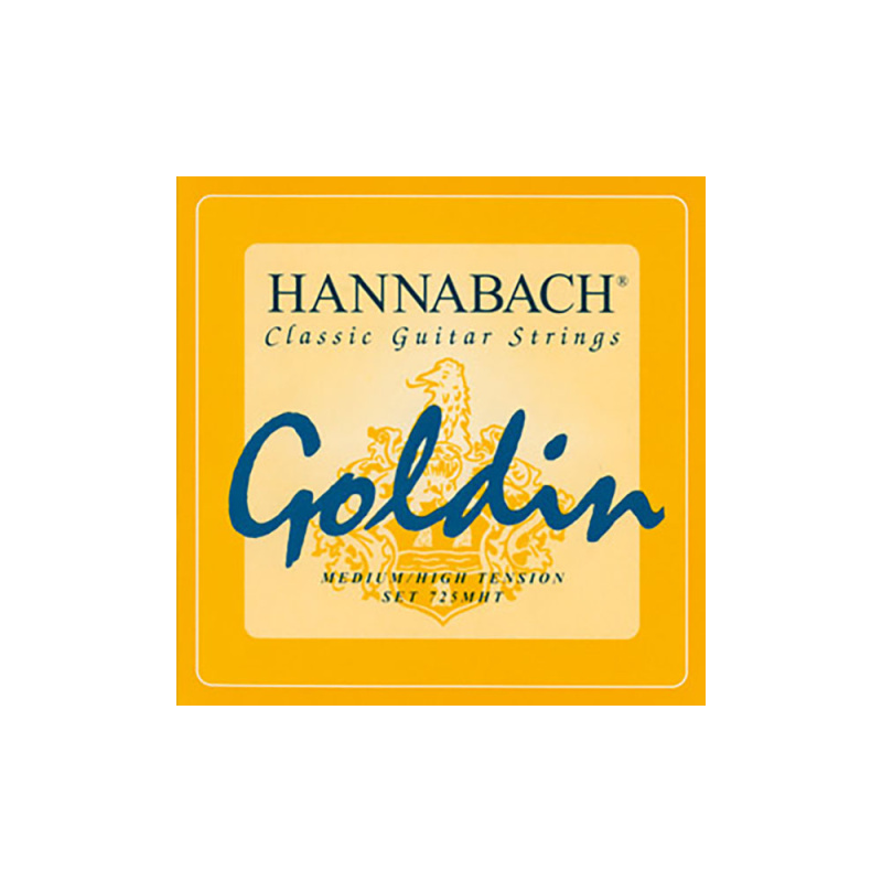 Струны для классической гитары Hannabach Goldin 725 MHT Medium High (6 шт)