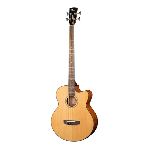 Бас-гитара электроакустическая Cort Acoustic Bass Series AB850F-NAT-BAG