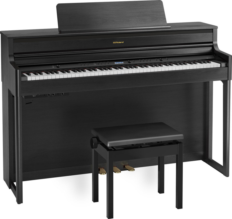 Цифровое пианино Roland HP704-CH древесный уголь