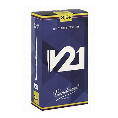 Трости для кларнета Vandoren V21 №3,5+ Bb (10 шт) Трости для кларнета Vandoren V21 №3,5+ Bb (10 шт)