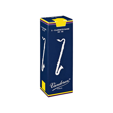 Трости для бас-кларнета Vandoren Traditional №4 (5 шт) Трости для бас-кларнета Vandoren Traditional №4 (5 шт)